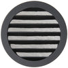 Renson 1057995 - lame ronde intégrée no. avec maille 434r dia 150 ral 9005 noir | 10 pièces