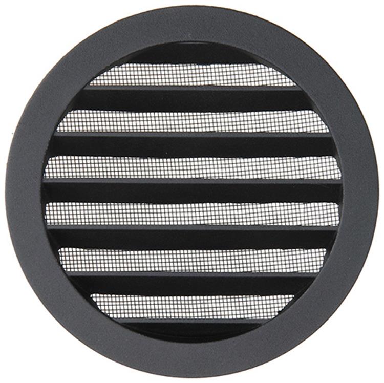 Renson 1057995 - lame ronde intégrée no. avec maille 434r dia 150 ral 9005 noir | 10 pièces