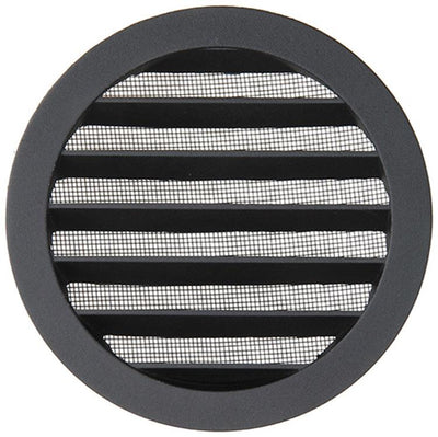 Renson 1057995 - lame ronde intégrée no. avec maille 434r dia 150 ral 9005 noir | 10 pièces