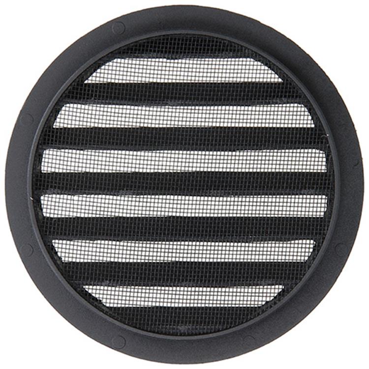 Renson 1057995 - lame ronde intégrée no. avec maille 434r dia 150 ral 9005 noir | 10 pièces