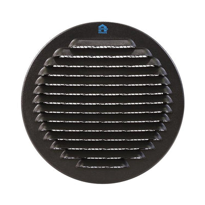 Renson 1057997 - lame ronde intégrée no. avec maille 435r dia 150 ral 9005 noir | 5 pièces