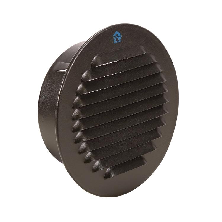 Renson 1057996 - lame ronde intégrée no. avec maille 435r dia 115 ral 9005 noir | 5 pièces