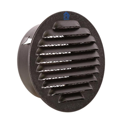Renson 1059761 - lame ronde intégrée no. avec maille 435r dia 100 ral 9005 noir | 8 pièces
