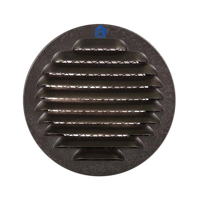 Renson 1059761 - lame ronde intégrée no. avec maille 435r dia 100 ral 9005 noir | 8 pièces