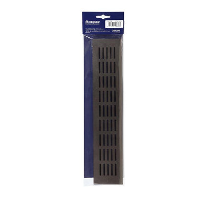 Renson 1059706 - bande de ventilation 381 80 (400mm) ral 9005 structure noir | 2 pièces