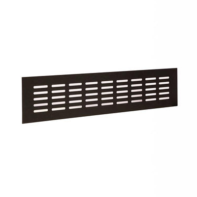 Renson 1059704 - bande de ventilation 381 80 (400mm) ral 9005 structure noir | 4 pièces