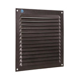 Renson 1061639 - grille à ailettes en saillie 436 200x200 ral 9005 noir | 10 pièces - afbeelding 1