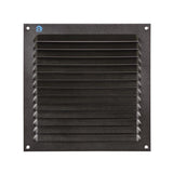 Renson 1061639 - grille à ailettes en saillie 436 200x200 ral 9005 noir | 10 pièces - afbeelding 2