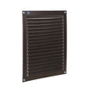 Renson 1061640 - grille à ailettes en saillie 436 200x250 ral 9005 noir | 10 pièces