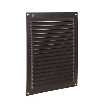 Renson 1061640 - grille à ailettes en saillie 436 200x250 ral 9005 noir | 10 pièces
