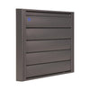 Renson 1062418 - grille de hotte aspirante en saillie vrac alu433 (210x210) structure 7016 | 2 pièces