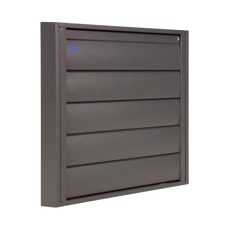 Renson 1062418 - grille de hotte aspirante en saillie vrac alu433 (210x210) structure 7016 | 2 pièces
