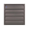 Renson 1062418 - grille de hotte aspirante en saillie vrac alu433 (210x210) structure 7016 | 2 pièces
