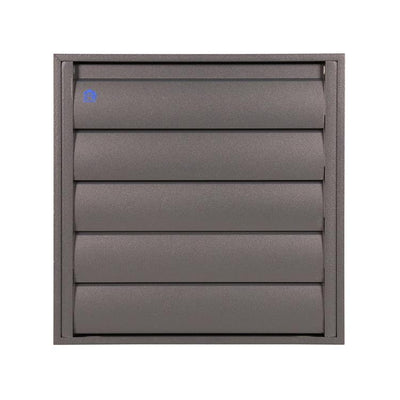 Renson 1062418 - grille de hotte aspirante en saillie vrac alu433 (210x210) structure 7016 | 2 pièces