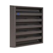 Renson 1062413 - grille murale en saillie vrac alu 431 (165x165) structure 7016 | 2 pièces - afbeelding 1