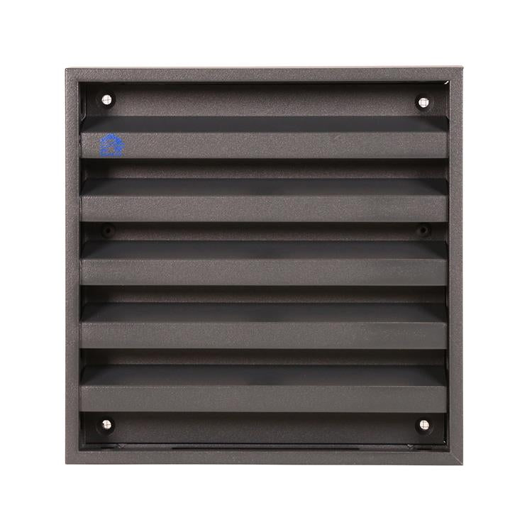 Renson 1062413 - grille murale en saillie vrac alu 431 (165x165) structure 7016 | 2 pièces