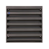 Renson 1062414 - grille murale en saillie vrac alu 431 (225x225) structure 7016 | 2 pièces