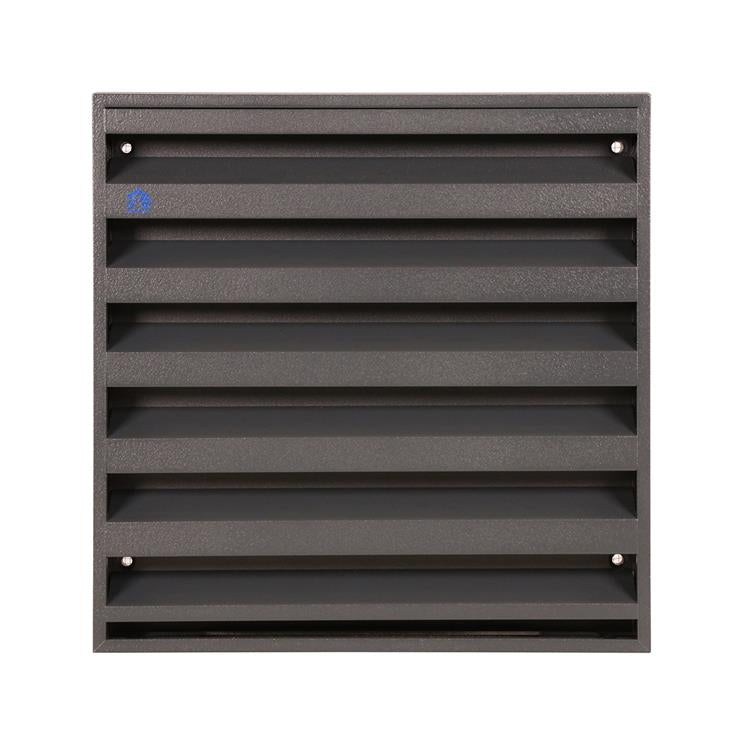 Renson 1062414 - grille murale en saillie vrac alu 431 (225x225) structure 7016 | 2 pièces