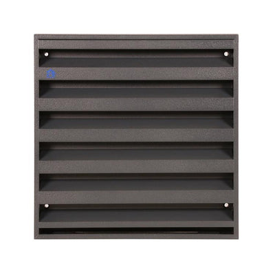 Renson 1062414 - grille murale en saillie vrac alu 431 (225x225) structure 7016 | 2 pièces