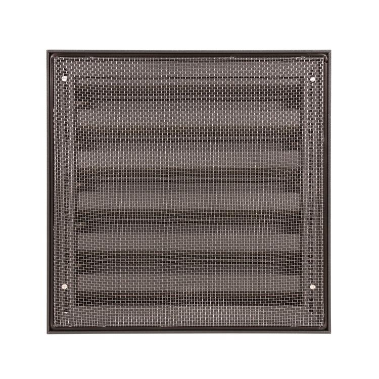 Renson 1062414 - grille murale en saillie vrac alu 431 (225x225) structure 7016 | 2 pièces
