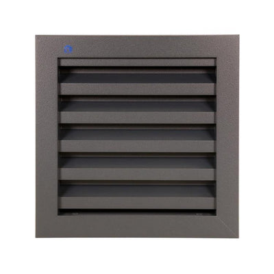 Renson 1062410 - grille murale à encastrer en vrac alu 411 (200x200) structure 7016 | 2 pièces