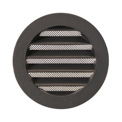 Renson 1062419 - grille ronde encastrable alu 434r (dia 100) structure 7016 | 10 pièces