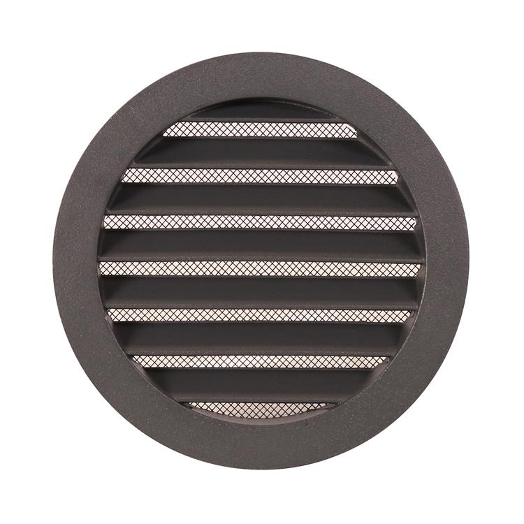 Renson 1062420 - grille ronde encastrable alu 434r (dia 125) structure 7016 | 10 pièces