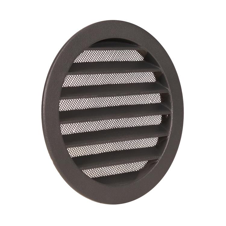 Renson 1062421 - grille ronde encastrable alu 434r (dia 150) structure 7016 | 10 pièces