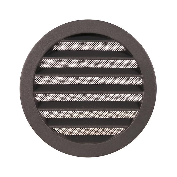 Renson 1062421 - grille ronde encastrable alu 434r (dia 150) structure 7016 | 10 pièces