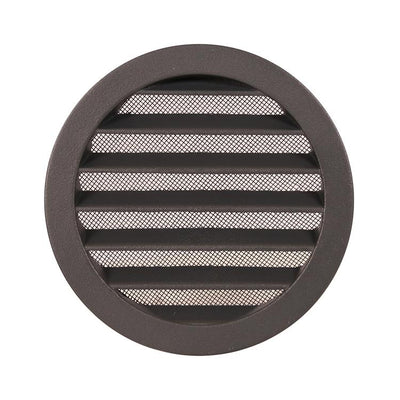 Renson 1062421 - grille ronde encastrable alu 434r (dia 150) structure 7016 | 10 pièces