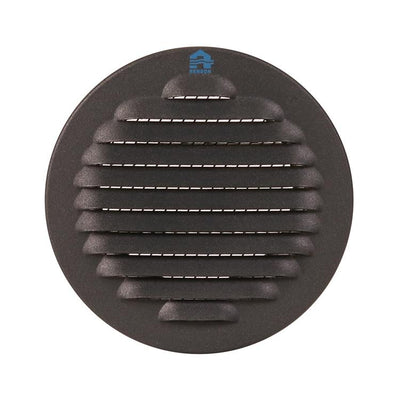 Renson 1062422 - avec. grille à ailettes ronde alu 435r (dia 80) structure 7016 | 12 pièces