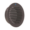 Renson 1062424 - grille à ailettes encastrable ronde aluminium 435r (dia 120) structure 7016 | 5 pièces