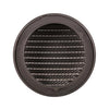 Renson 1062424 - grille à ailettes encastrable ronde aluminium 435r (dia 120) structure 7016 | 5 pièces