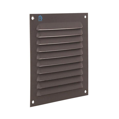 Renson 1062426 - grille à ailettes en saillie plate aluminium 436 (150x150) structure 7016 | 10 pièces