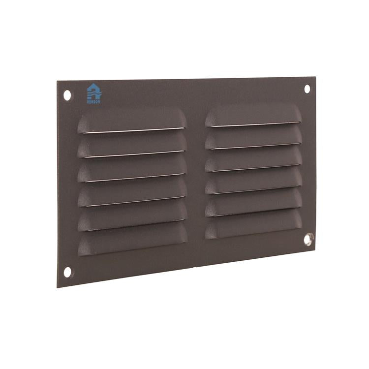 Renson 1062427 - grille à ailettes en saillie plate aluminium 436 (200x100) structure 7016 | 10 pièces