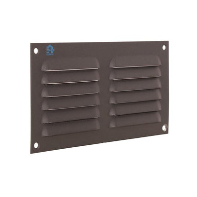 Renson 1062427 - grille à ailettes en saillie plate aluminium 436 (200x100) structure 7016 | 10 pièces