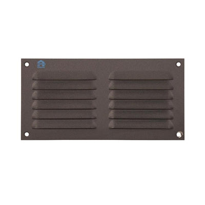 Renson 1062427 - grille à ailettes en saillie plate aluminium 436 (200x100) structure 7016 | 10 pièces