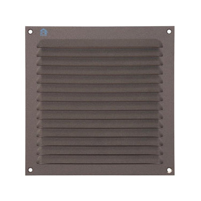 Renson 1062428 - grille à ailettes en saillie plate aluminium 436 (200x200) structure 7016 | 10 pièces