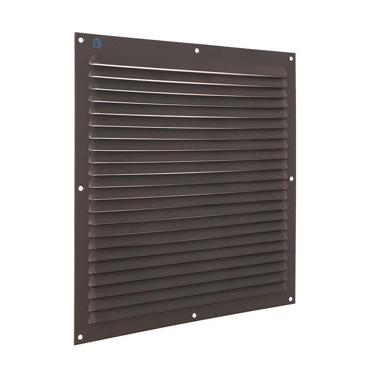 Renson 1062430 - grille à ailettes en saillie plate aluminium 436 (300x300) structure 7016 | 10 pièces