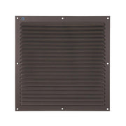 Renson 1062430 - grille à ailettes en saillie plate aluminium 436 (300x300) structure 7016 | 10 pièces - afbeelding 2