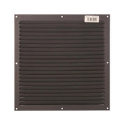Renson 1062430 - grille à ailettes en saillie plate aluminium 436 (300x300) structure 7016 | 10 pièces - afbeelding 3