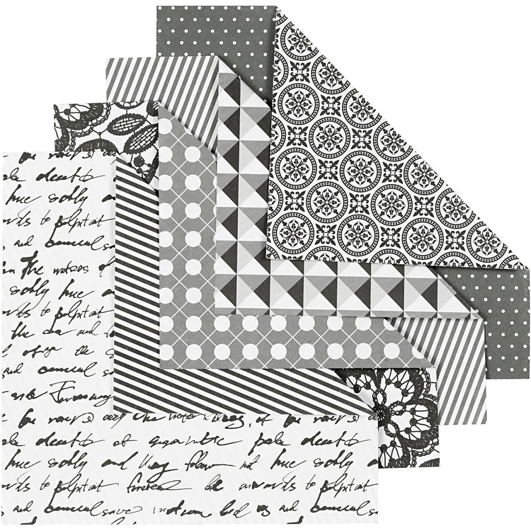 Papier origami Vivi Gade, format 15x15 cm, 80 gr, 50 feuilles diverses 1 boîte