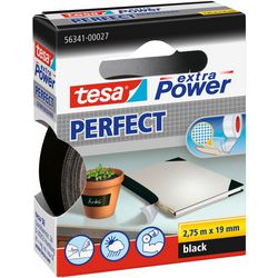 Ruban textile quantique Tesa Extra Power Perfect Black