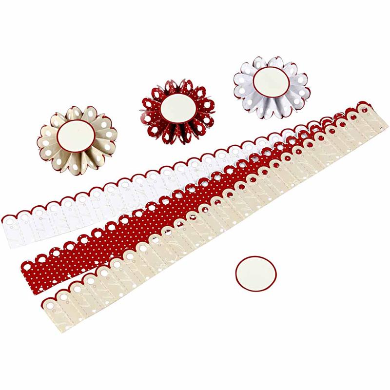 Rosaces Vivi Gade, d 8 cm, 160 g, 6 pièces, 1 boîte