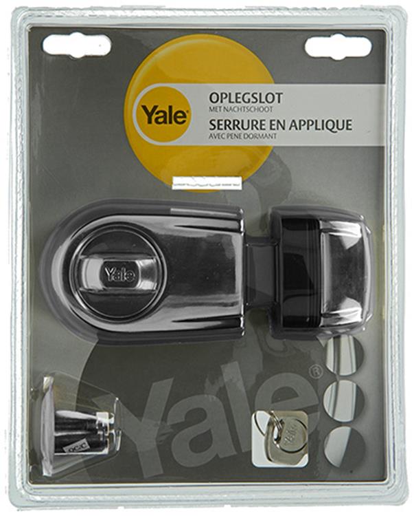 Yale 1019108 - serrure à jante nickelée mat | 1 pièce