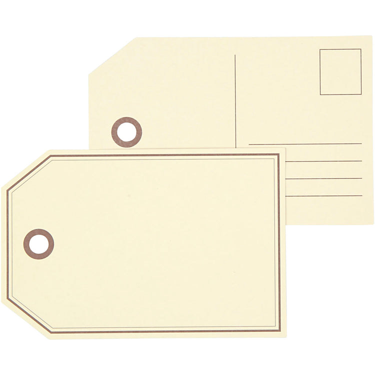 Étiquettes cadeaux Vivi Gade, format 15x10 cm, 300 g, 10 pièces, 1 boîte