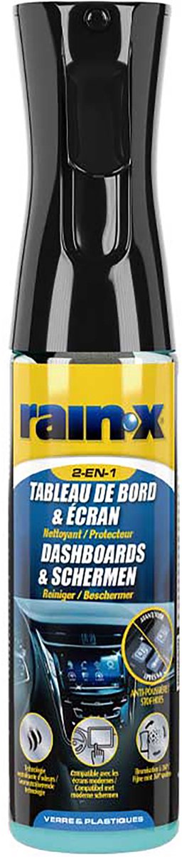 Protecteur nettoyant pour écran de tableau de bord Rain-x - antistatique - sans silicone - 300ml