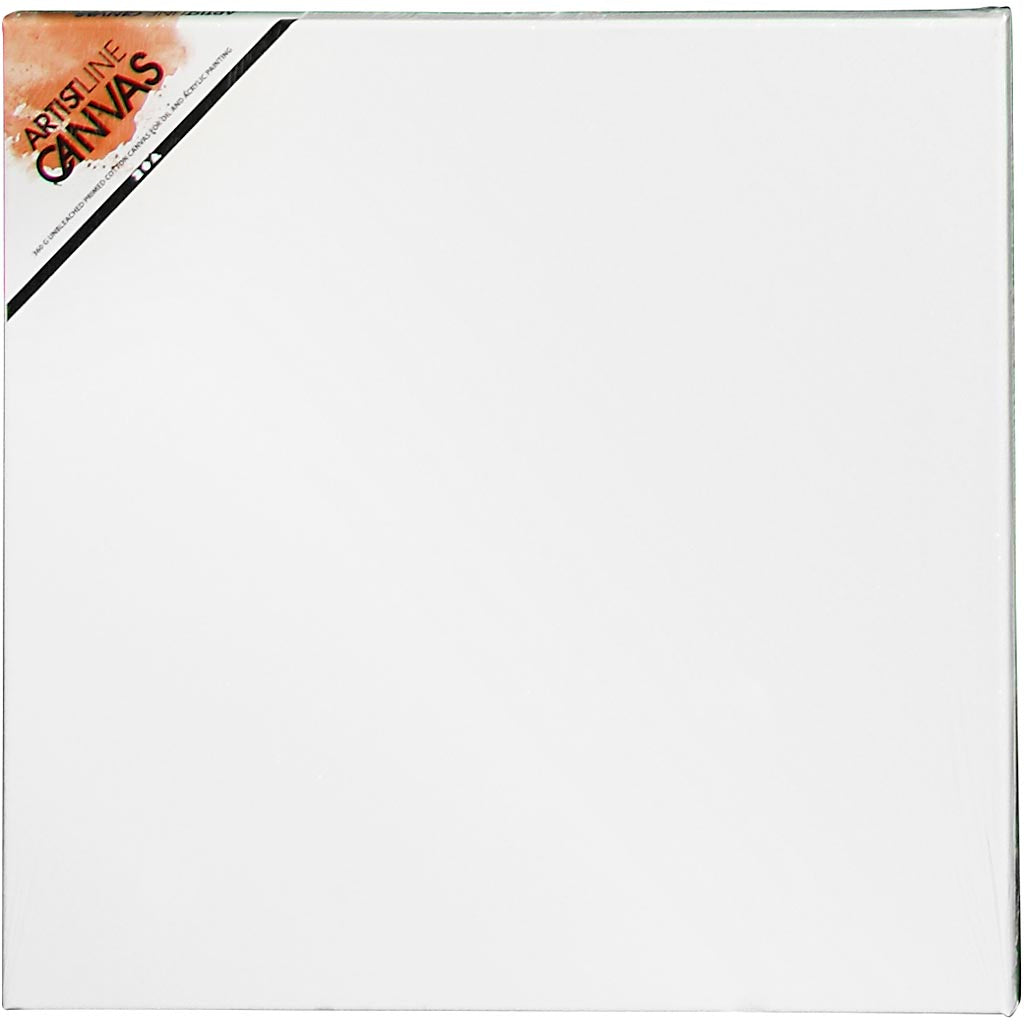 Toile d'entreprise Creativ, d: 1,6 cm, format 50x50 cm, 360 gr, blanc, 5 pièces 1 boîte