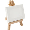 Toile tendue Creativ company, dim. 8x6x1 cm, blanc, 1 pièce