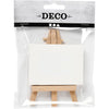 Toile tendue Creativ company, dim. 8x6x1 cm, blanc, 1 pièce